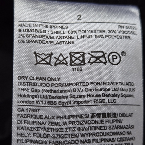 BANANA REPUBLIC Black Cropped Jacket With Asymmetrical Zip And Zipper Details. 2 - Picture 13 of 15